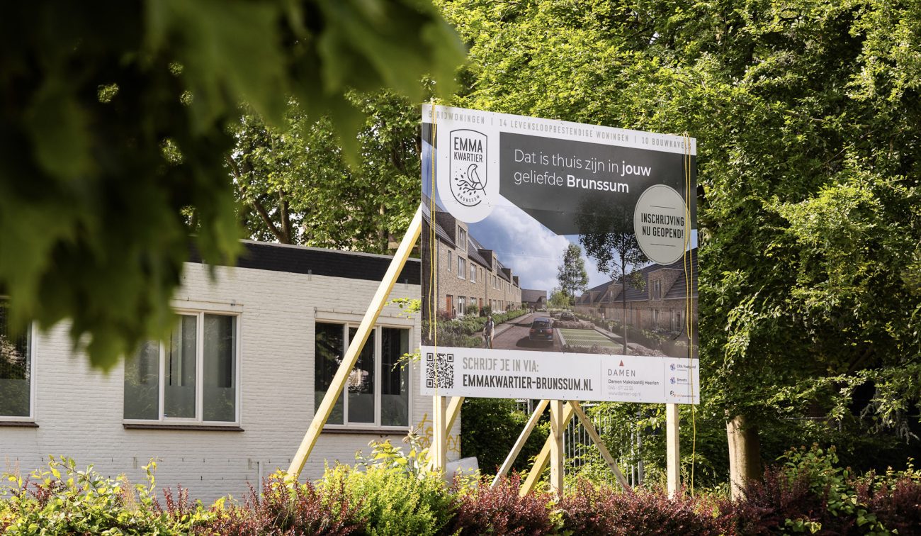 CRA Ontwikkeling Emmakwartier Onthulling Bouwbord 05