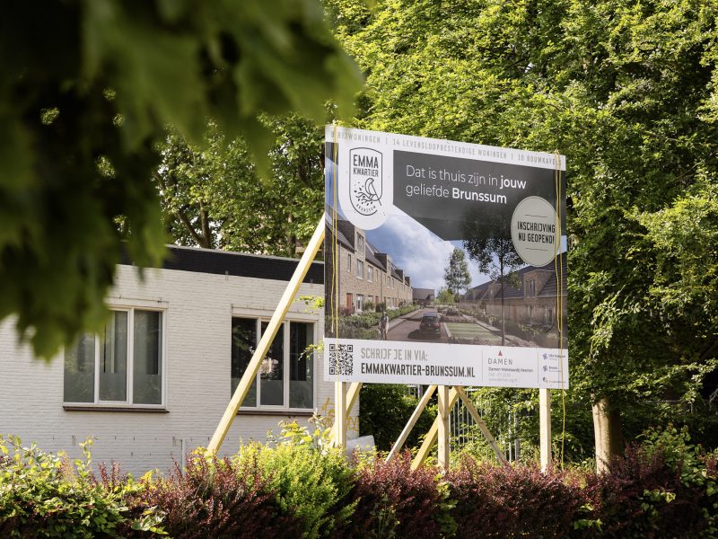 CRA Ontwikkeling Emmakwartier Onthulling Bouwbord 05